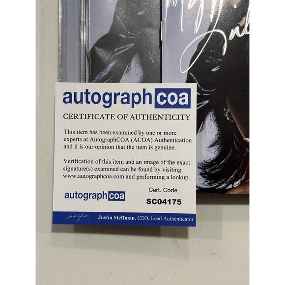 MAGGIE LINDEMANN - Paranoia Cd with Signed / Autographed COA Booklet - ACOA #3 - Picture 2 of 9